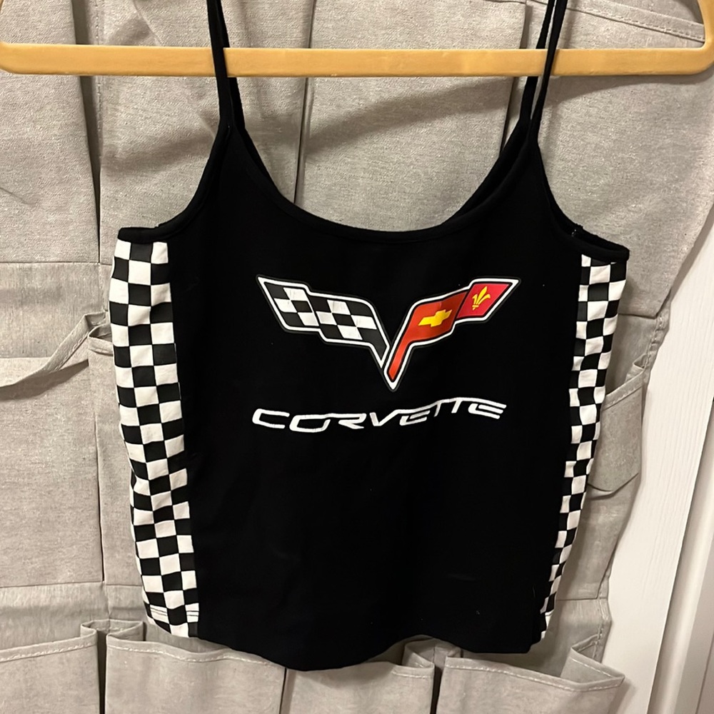 Cute Corvette Crop Top Tank!